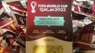 Opening  Panini Qatar World Cup 2022 USA Version Stickers  Parallels Messi Ronaldo Pedri Gavi [upl. by Keller]