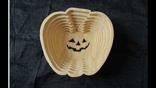 Basketgourd on a scroll saw09 [upl. by Nolita]