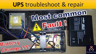 UPS  Troubleshooting amp Repair  UPS Backup Problem [upl. by Enelrae894]