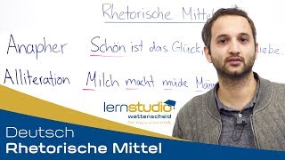 Rhetorische Mittel  Deutsch Nachhilfe [upl. by Ngo673]