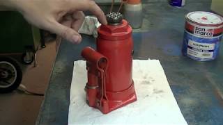 Hydraulic Jack Service 22  Revisione Martinetto Idraulico 22 [upl. by Lynsey]