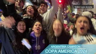 ARGENTINA CAMPEON COPA AMERICA 2024  Festejos en Concordia [upl. by Garibull635]