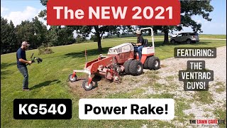 The NEW KG540 Power Rake Makes it Debut in Mowssouri  Featuring Aaron Graber aka Face of Ventrac [upl. by Nywra]