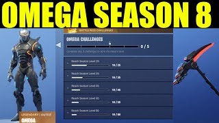 The MAX OMEGA CHALLENGES in Season 8  Fortnite Battle Royale Omega Lights Challenges Return [upl. by Ainot]