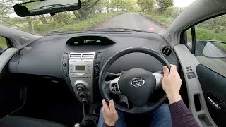 Toyota Yaris 13 VVTi TR 85 BHP 2008  POV Drive [upl. by Kelbee]