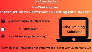 Free Workshop Introduction to Performance Testing with JMeter On 6th Oct 2024 [upl. by Lacefield281]