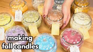 Relaxing Fall Candle DIY With Lots of Chatting [upl. by Rossen]