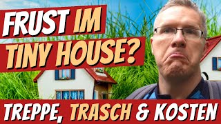 FRUST IM TINY HOUSE 😮 Treppe Trasch und Tür 👉 Alle Erkenntnisse Kosten amp Projekte  Tiny Update [upl. by Ellehsram]