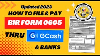 HOW TO FILE amp PAY THE BIR FORM 0605  Annual Registration Fee  Bryllez Channel [upl. by Chaddie960]