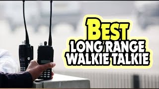 ✅ Top 5📱 BEST Long Range Walkie Talkie In 2022  Best Two Way Radio For Mountains [upl. by Namrac]