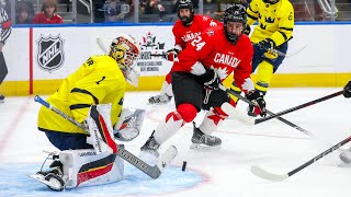 Highlights from Canada vs Sweden at the 2024 Hlinka Gretzky Cup [upl. by Farnsworth245]