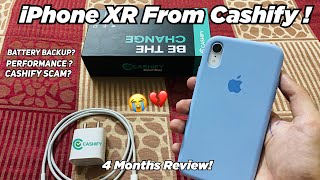 iPhone XR From CashifyOfficial  4 Months User Review 😔💔 Good Condition  Honest Review [upl. by Lohman]