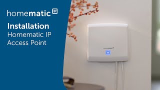 Homematic IP  Installation eines Access Points [upl. by Ricoriki]