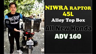 ADV 160 I NIWRA RAPTOR 45L ALLOY TOPBOX [upl. by Moia]