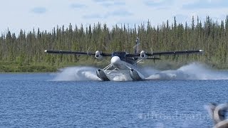 Twin Otter with floats landing [upl. by Irved508]