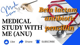 Beta lactam antibiotic pencillinpharmacology [upl. by Enyahs408]