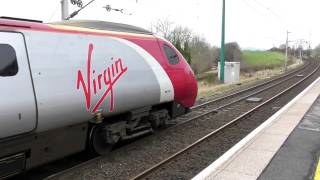 Virgin Trains Class 390 Departing Oxenholme Lake District 06217 [upl. by Jerad]