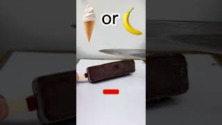 Ice cream or Banana quiz chocolate food funny fruit [upl. by Sarad969]