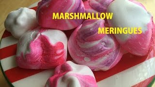 Marshmallow Meringues plus decorating a chocolate cake [upl. by Eibloc]