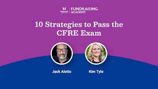 10 Strategies to Pass the CFRE Exam [upl. by Akeinahs]