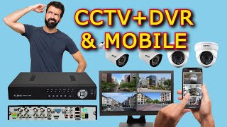 How to Remote View H264 DVR  How to Install CCTV Cameras With DVR  Network Setup on the DVR [upl. by Aenet]