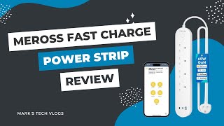 Meross Smart Apple Home Compatible Fast Charging Power Strip Review MSP843P [upl. by Yentterb145]