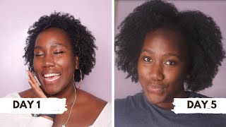 HOW TO MAINTAIN WASH amp GO ON 4C HAIR [upl. by Aurelius]