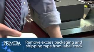 Print Circle  Round Labels with the Primera LX900 Color Label Printer [upl. by Rehotsirk]