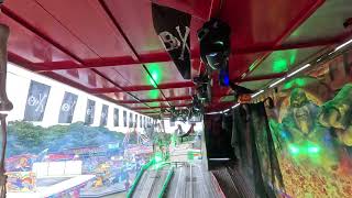 Ryan Barwicks Phantom Chaser Ghost Train Onride Pov  Farrars Funfair Sheffield Firth Park15082024 [upl. by Ebag]