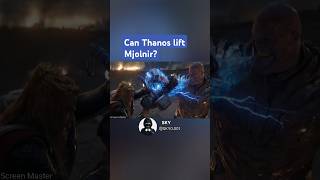 Why didn’t Thor use Mjolnir on Thanos shorts [upl. by Ginsburg]