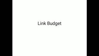 Link Budget of a satellite link [upl. by Atinal]