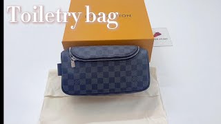 louis vuitton toiletry bag Review [upl. by Anirdnaxela]