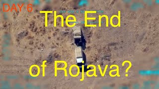 DAY 6  Turkish Invasion of Rojava YPG veteran commentary [upl. by Rask]