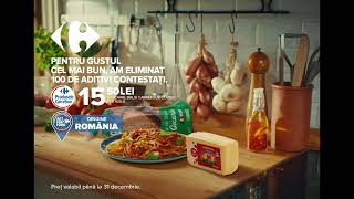 Cu Act For Food am eliminat 100 de aditivi contestati din produsele noastre Carrefour  Oferta [upl. by Ahsinrat]