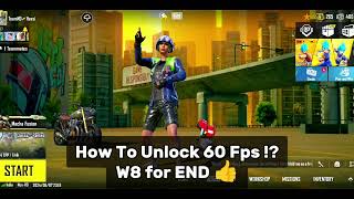 How To Unlock🔓60 Fps In Every ANDROID 📲 GET High Fps In Any Low Device  Update 32 ✅ PUBGBGMI [upl. by Esil]