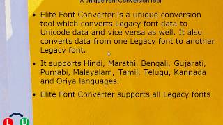 Elite Font Converter Demo  मराठी [upl. by White]