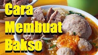 Cara Membuat Bakso dan Bebola Daging [upl. by Aivan753]