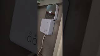 how to pair connect  reconnect hive thermostat with the receiver [upl. by Yecram]