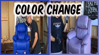 How to Change Leather Color [upl. by Roer477]