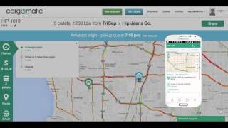 Cargomatic Trucking App Demo [upl. by Yanel]