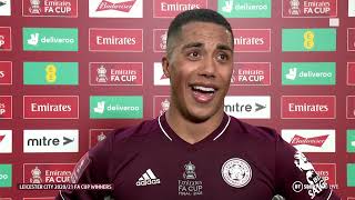 quotI cant think of a better goalquot Matchwinner Tielemans reacts to Leicesters FA Cup triumph [upl. by Leese]