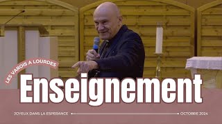 Enseignement mgr TOUVET collégiens Lourdes2024 [upl. by Nohsauq]