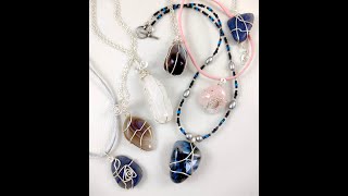 WireWrapped Tumbled Gemstones [upl. by Ortiz424]