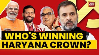 Haryana Assembly Elections LIVE News Who Will Win The Battle For Haryana  CVoter Exit Poll LIVE [upl. by Astrea]