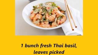 Recipe Choo chee prawns [upl. by Godewyn]