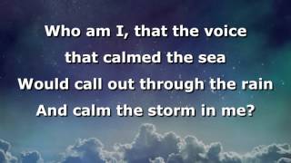 Who Am I Instrumental with lyrics Casting Crowns [upl. by Yemarej]