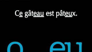 PRONONCIATION du FRANÇAIS O EU phrases courtes [upl. by Pickering]