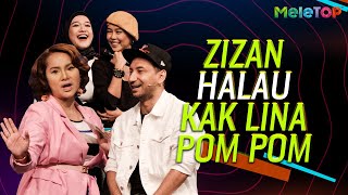 Zizan halau Kak Lina keluar  MeleTOP  Ernie Zakri Datuk Syafinaz  Nabil Ahmad [upl. by Wade127]