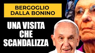 IL CARDINALE BERGOGLIO VISITA EMMA BONINO A CASA DOPO LA MALATTIA [upl. by Ajet]