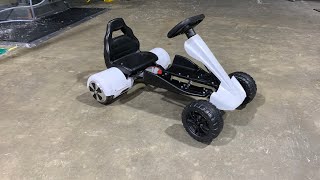 DIY electric go kart hoverboard powered [upl. by Namzed]